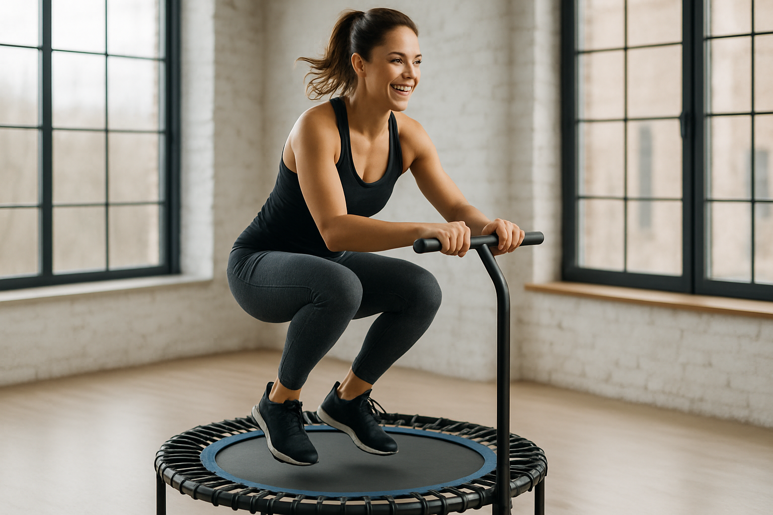 øvelser på trampolin