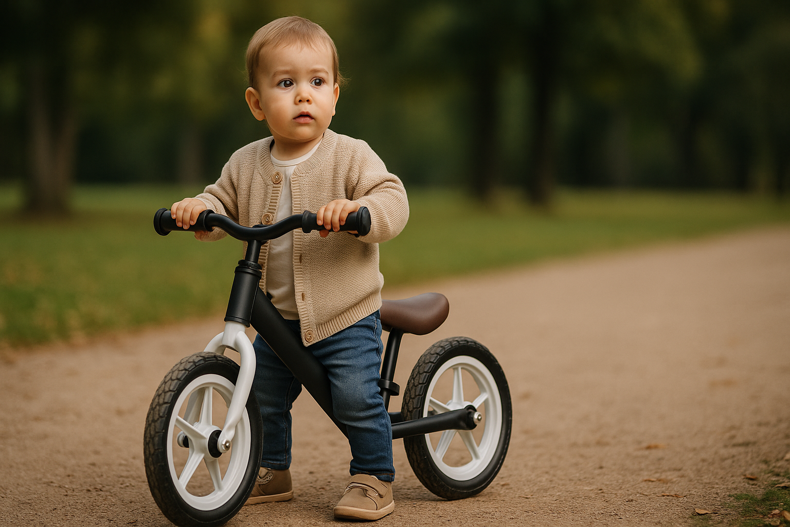 Fra hvilken alder er en løbecykel egnet?