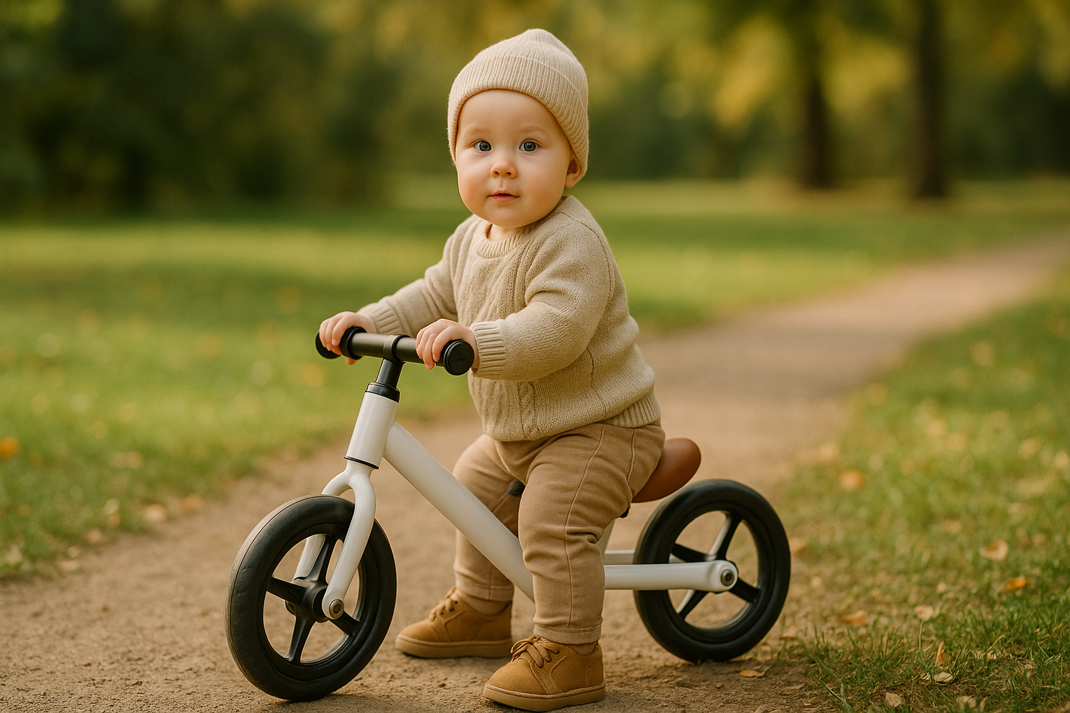 Løbecykel til et 1-årigt barn