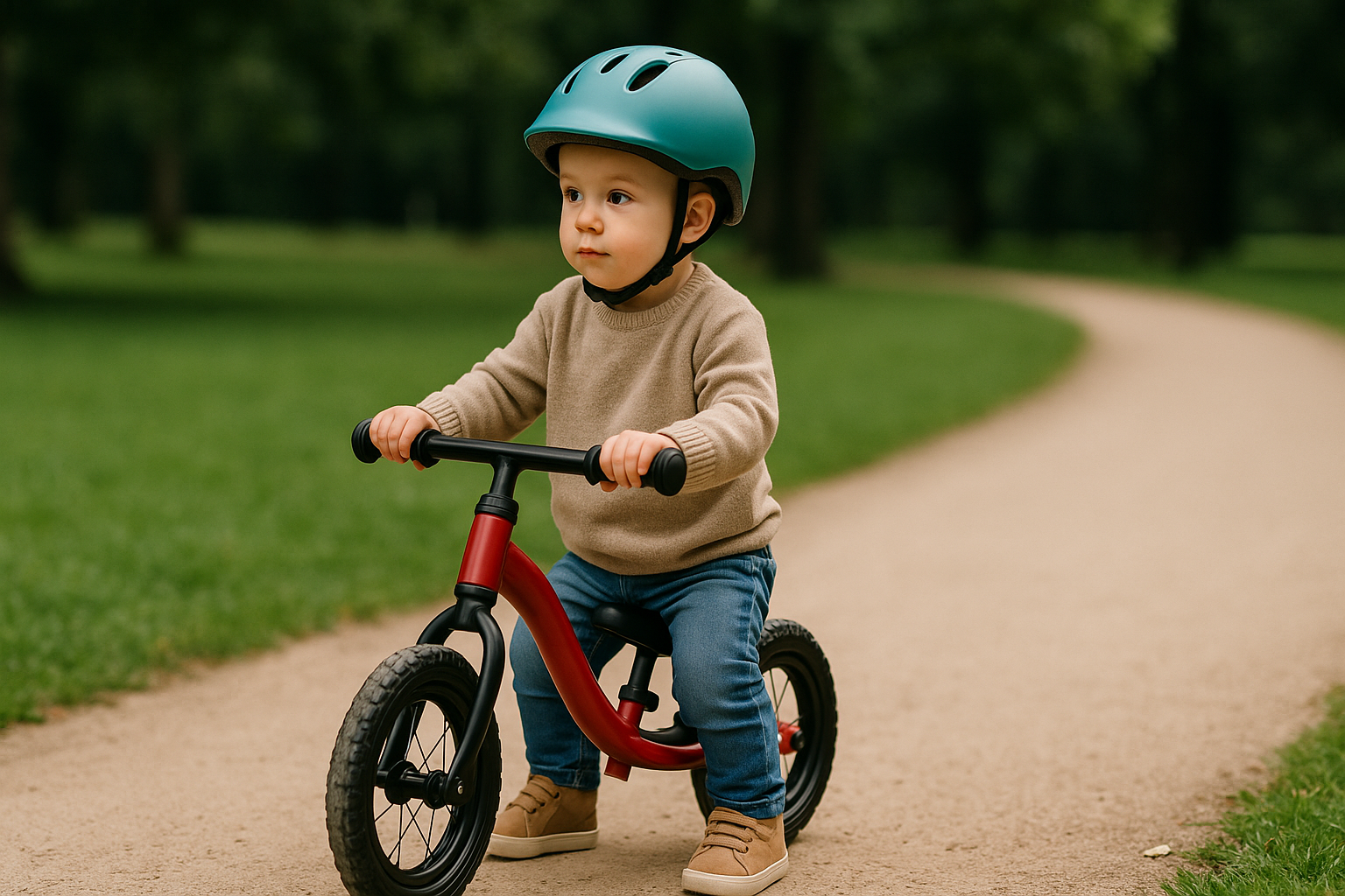 Løbecykel til et 2-årigt barn