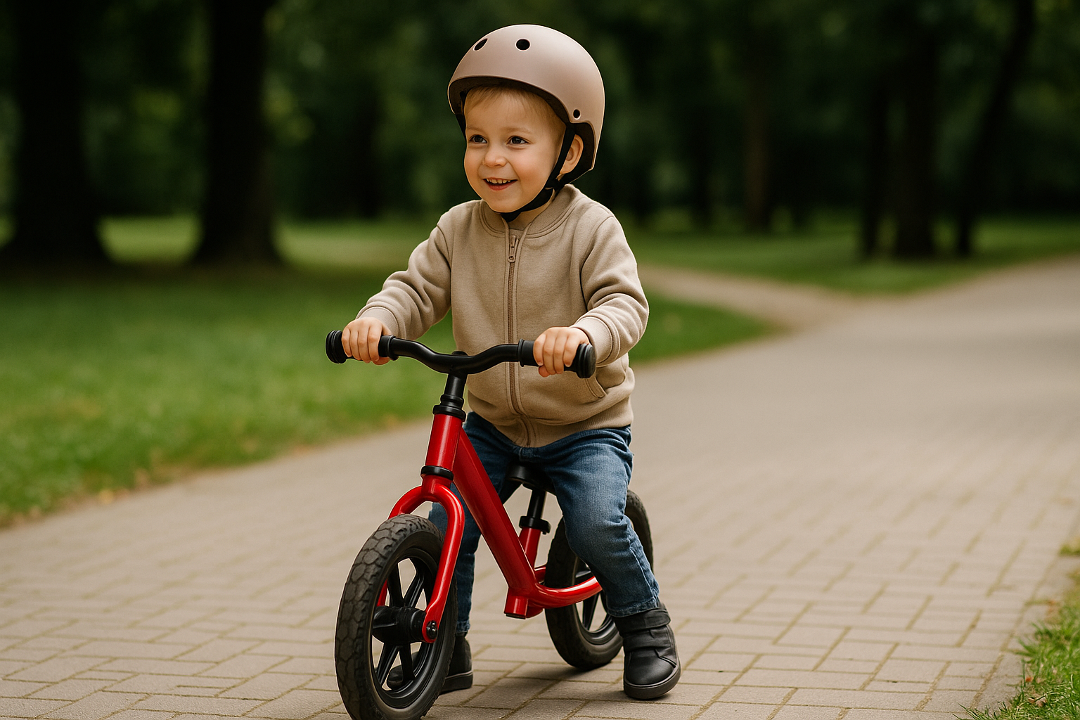 Løbecykel til et 3-årigt barn