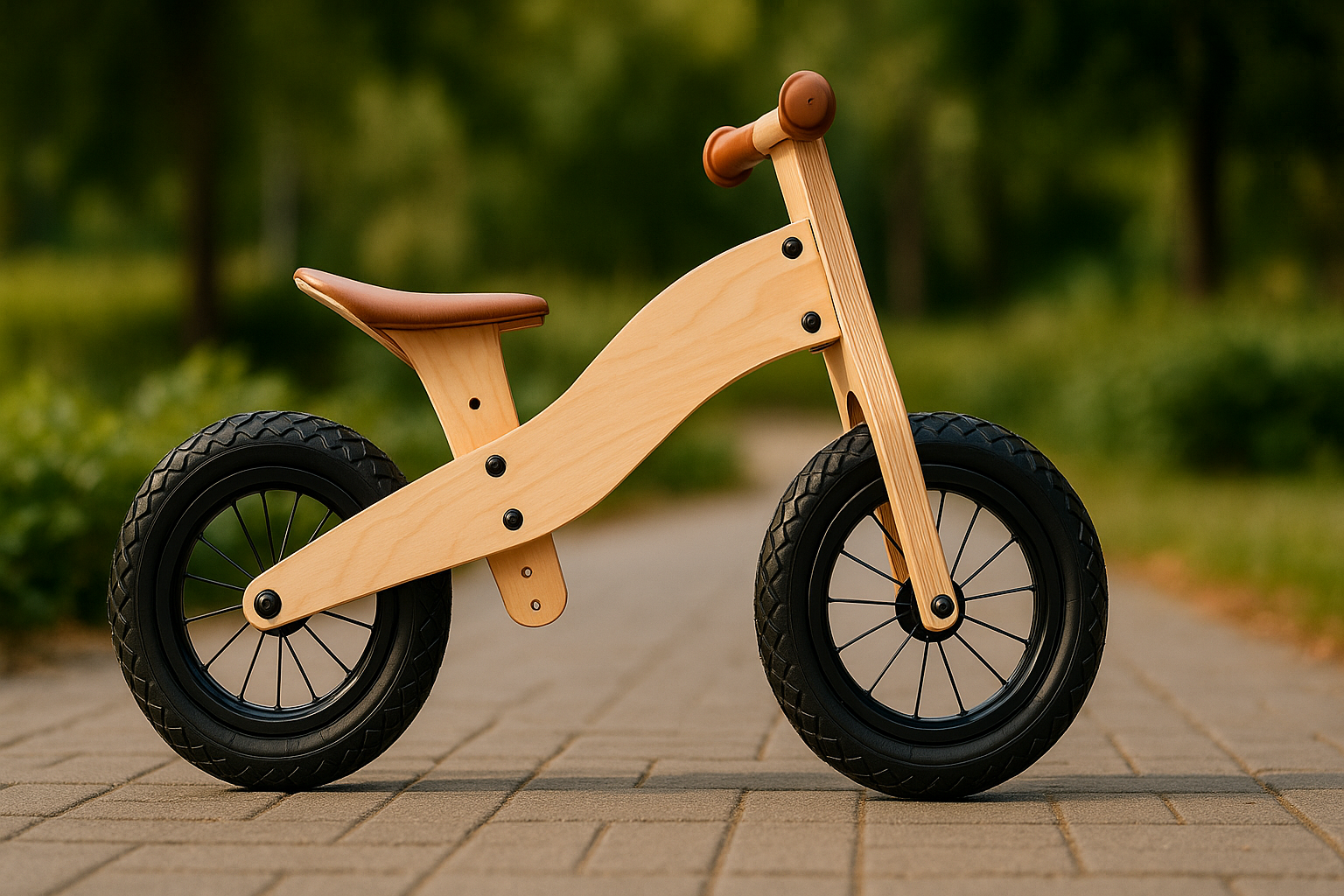 Løbecykel i træ / gåcykel