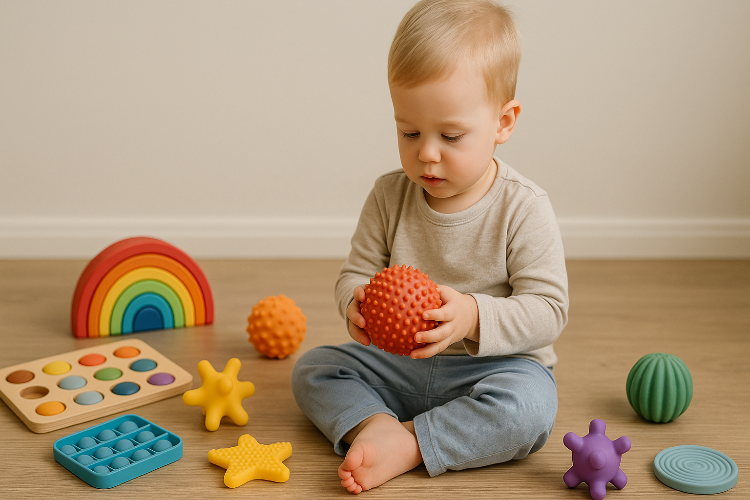 Sanselegetøj til 2-årige