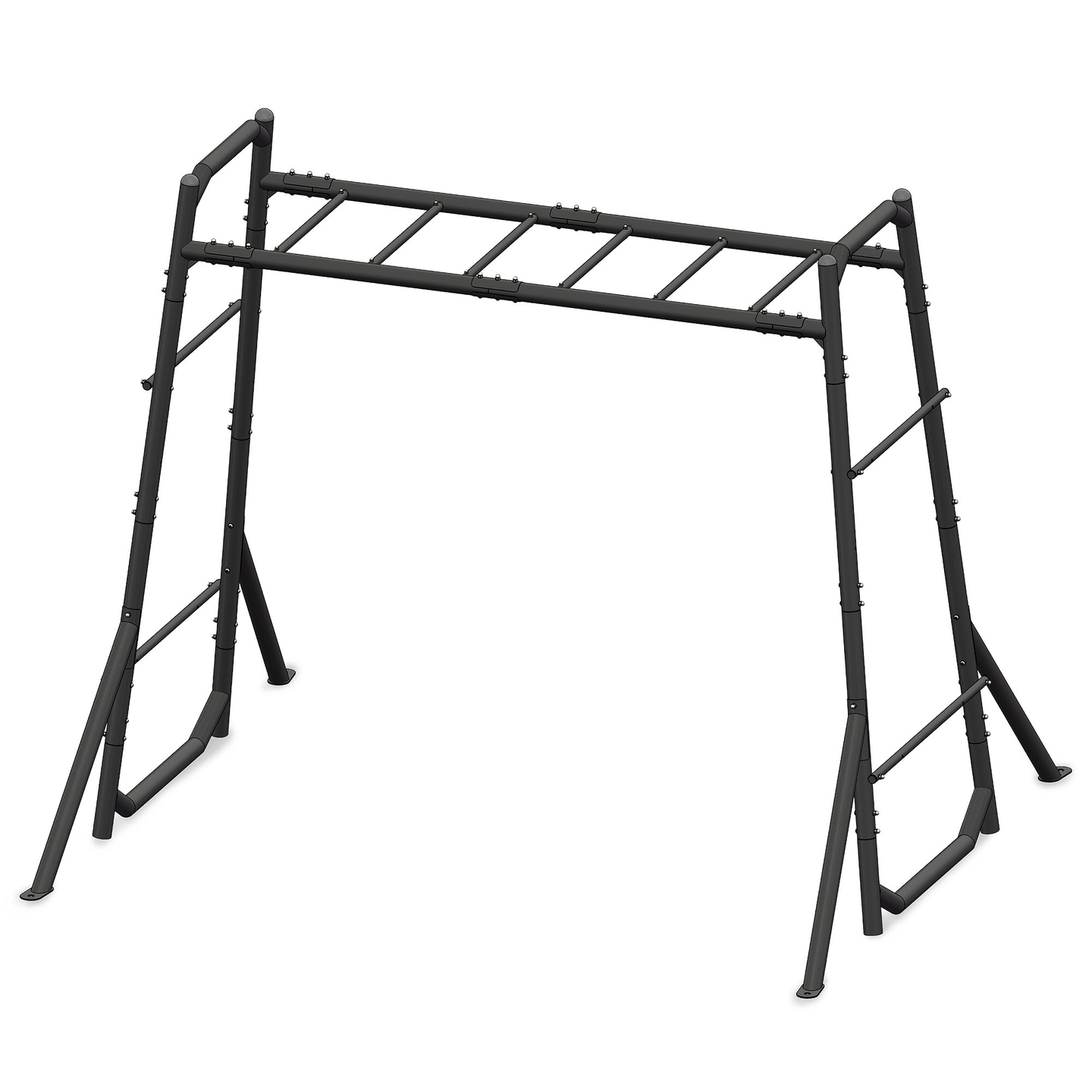 Gymnastikstige til haven, metal