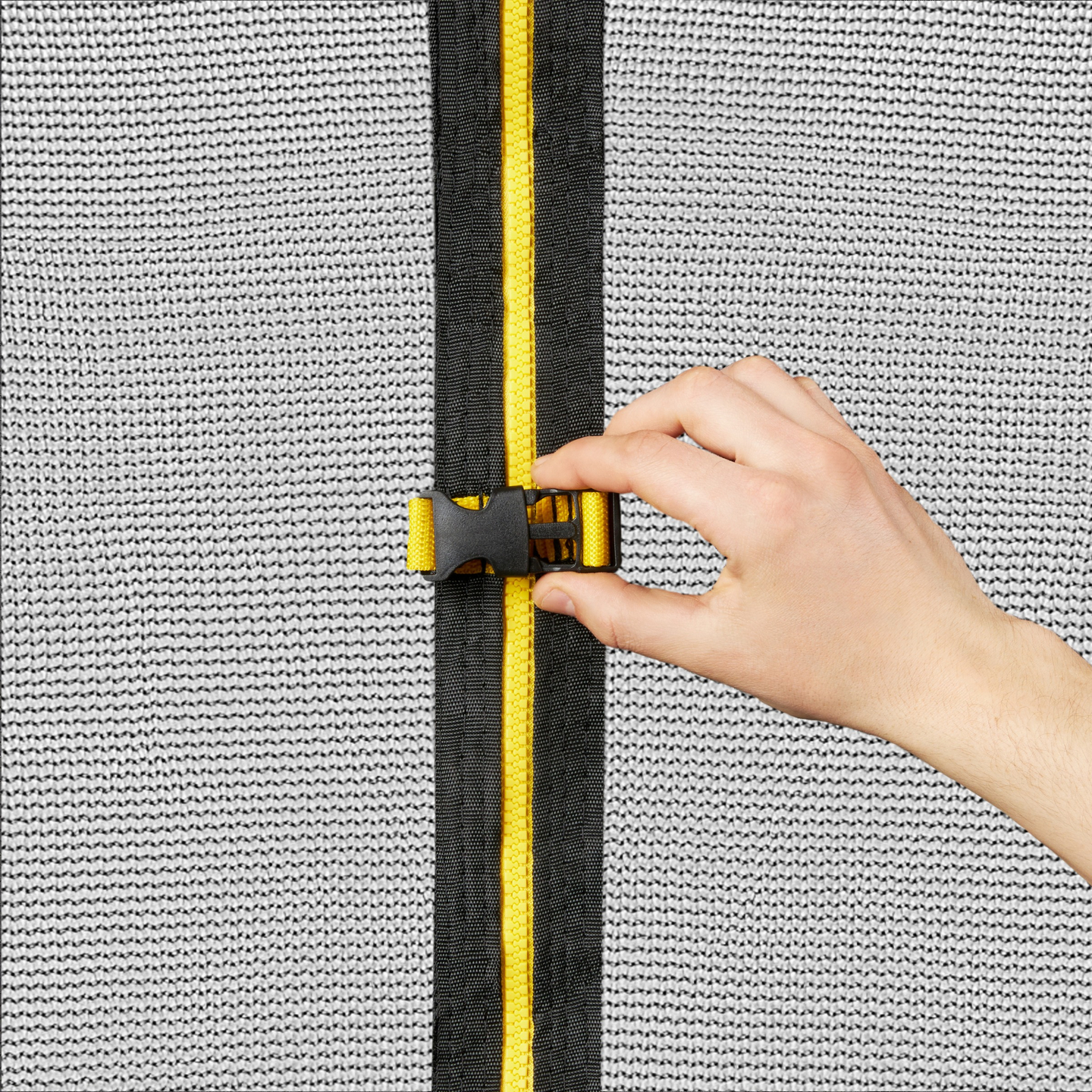 XXXL havetrampolin til børn HyperMotion - 487 cm 16FT - med stige og indvendigt net - til hjem og have - 150 kg max.