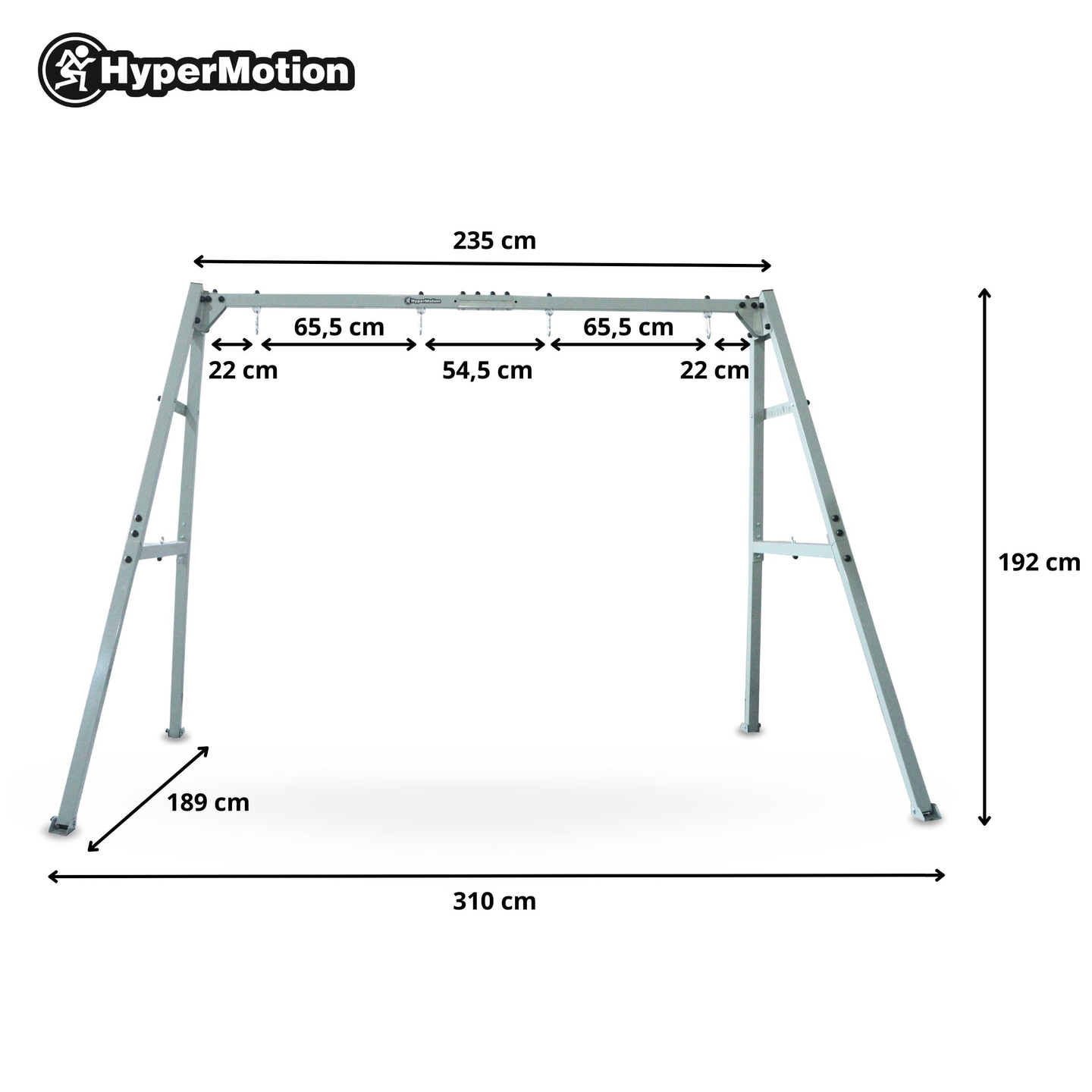 Stålramme til havegynge eller hængekøje