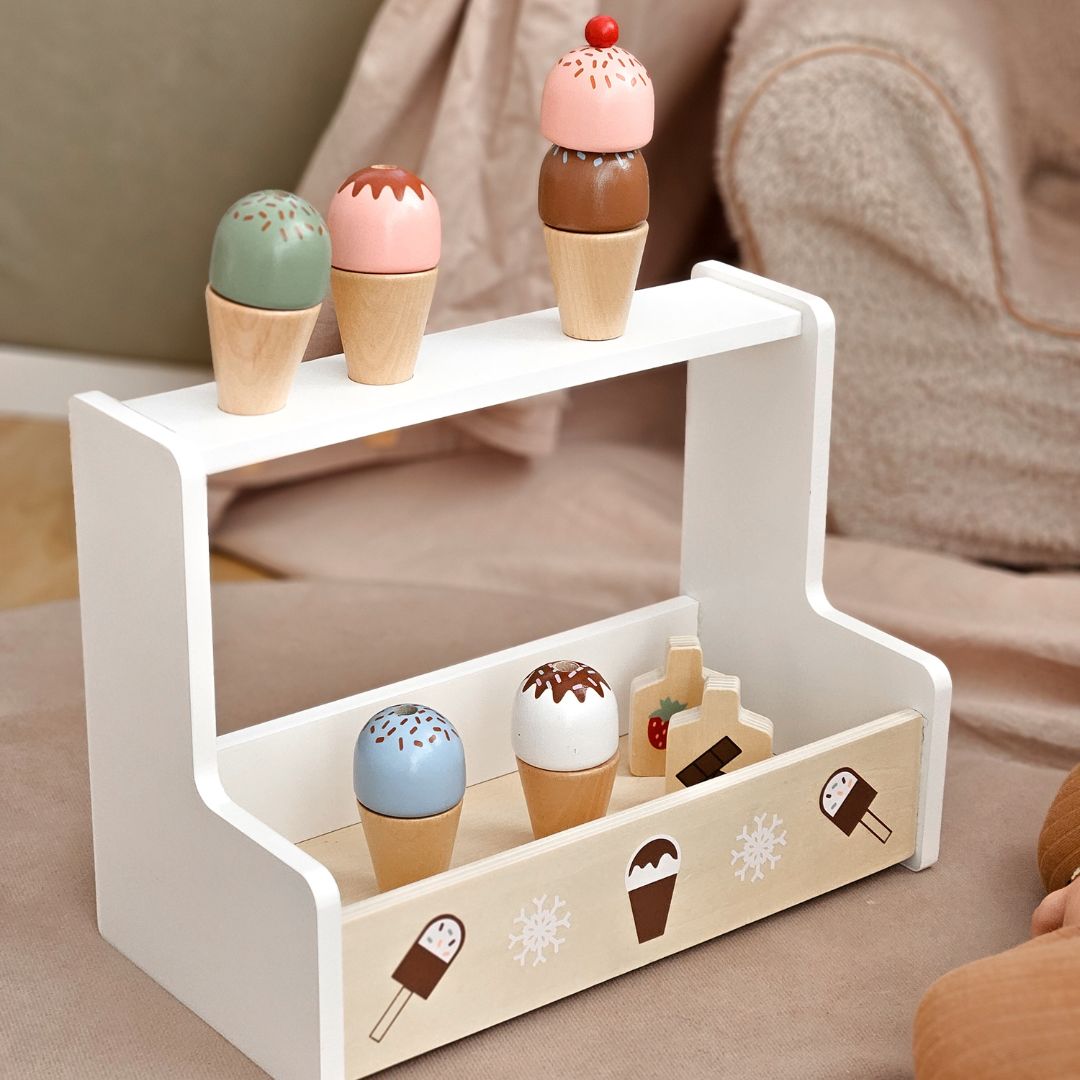 Isbutik i træ - isbar