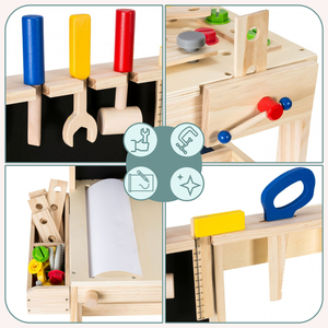 DIY-sæt af træ XXL - 75 dele