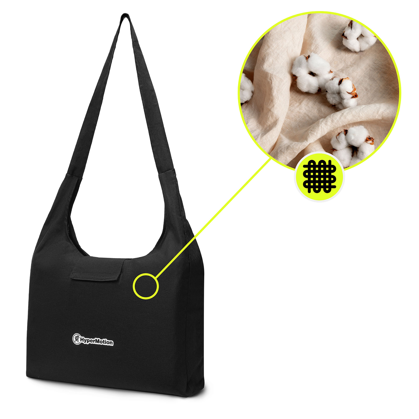 ECO akupressurmåtte i linned med kokosfibre og boghvedepude – 68 cm HyperMotion grå-mint