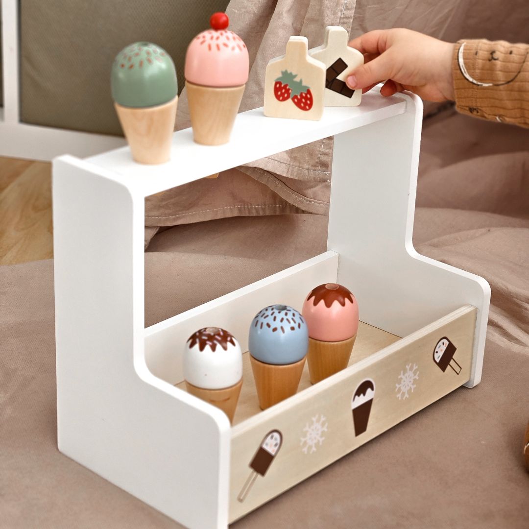 Isbutik i træ - isbar