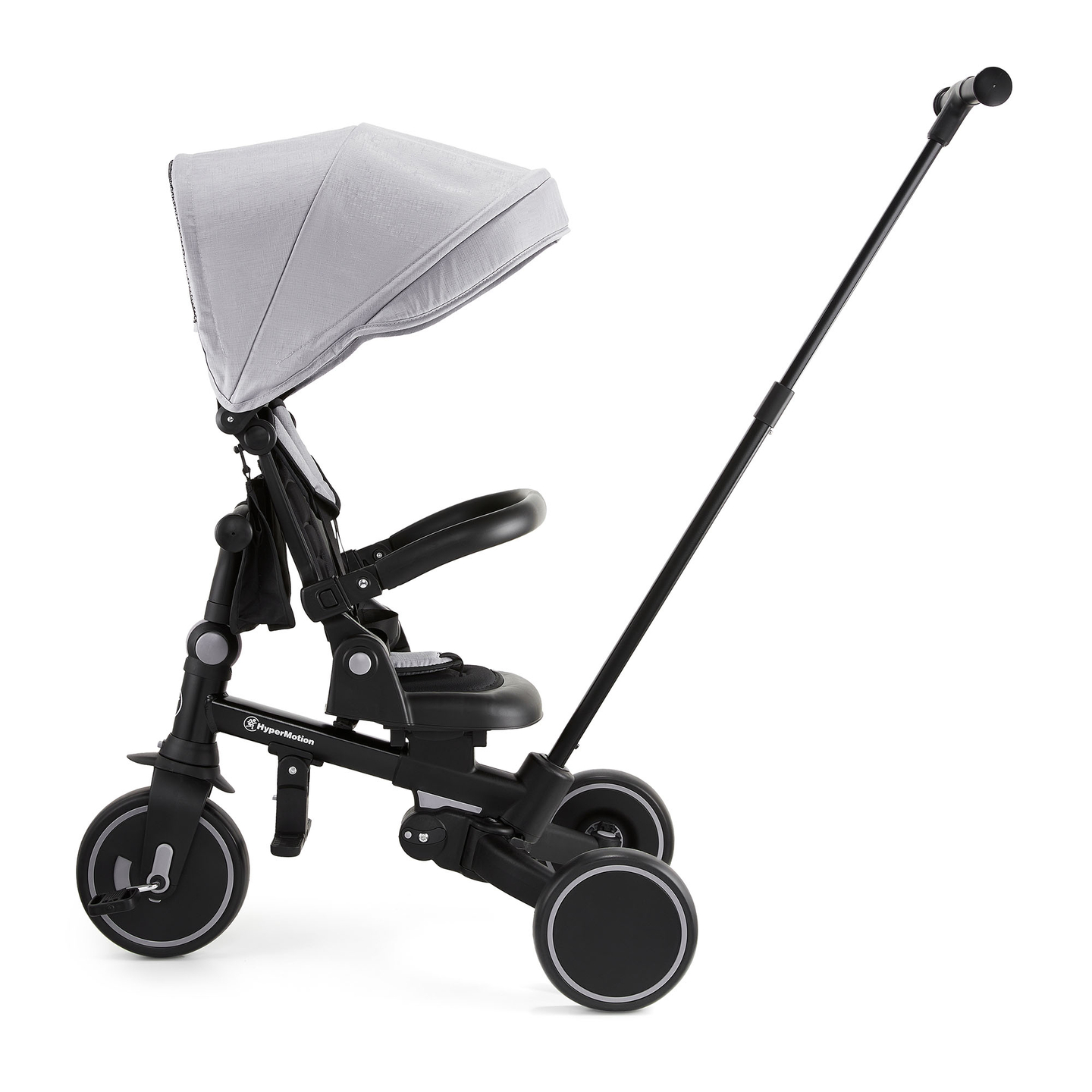 8-i-1 multifunktionel trehjulet cykel TOBI FOREST - grå