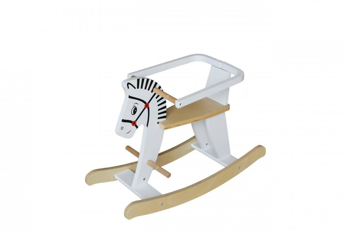 Gyngehest af træ med rækværk K11
