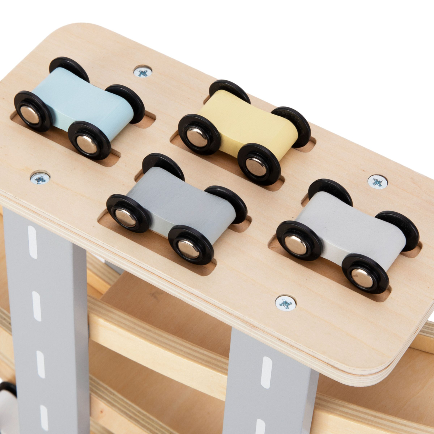 Træbane - rutsjebane til biler - 6 etager