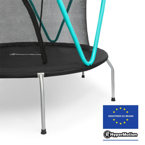 Mint trampolin 167cm med beskyttelsesnet - til børn 3-8 år - til hjem og have