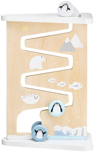 To-sidet sensorisk manipulationsbræt i træ