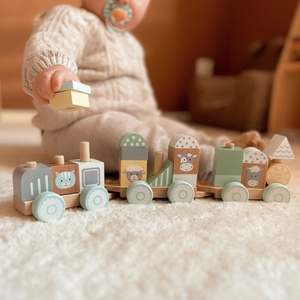 Trætog med klodser til en dreng - Farm