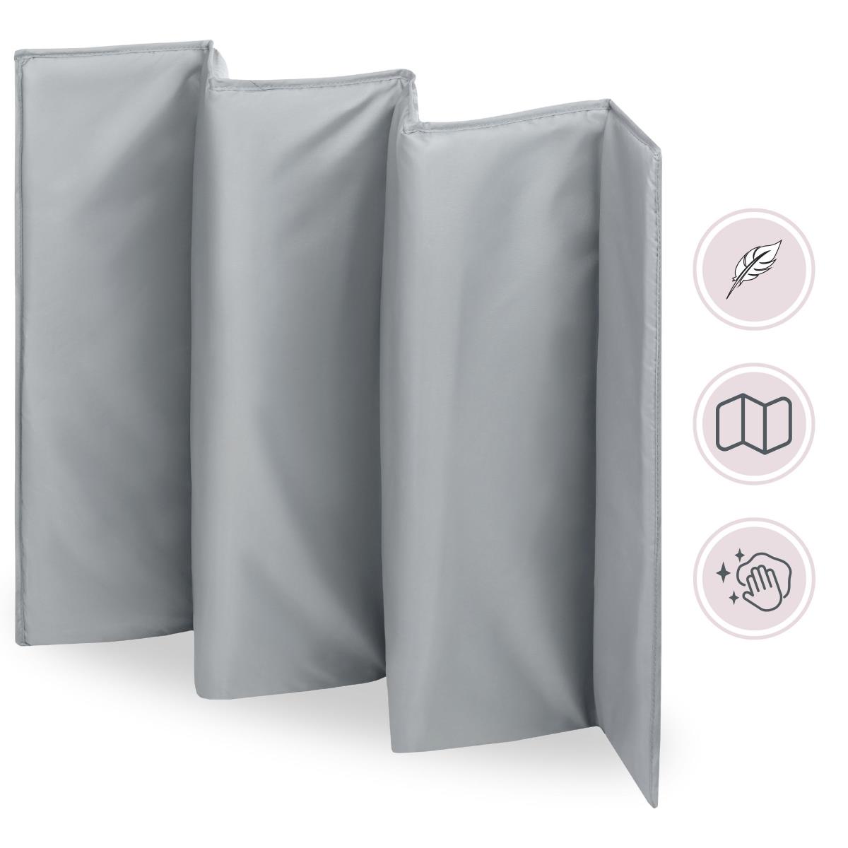 Closely 3-i-1-barneseng med puslebord, madras og bæretaske