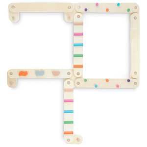 Balancebane i træ - sansesti - 14 elementer