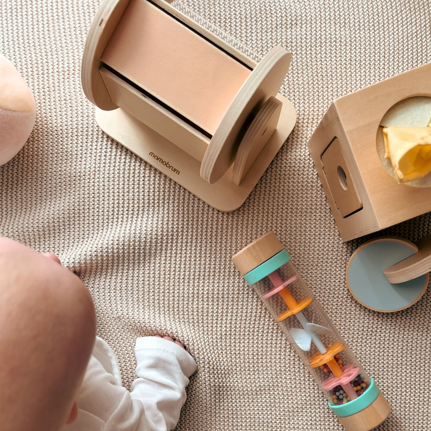 Montessori-legetøjssæt til småbørn 0-6 måneder