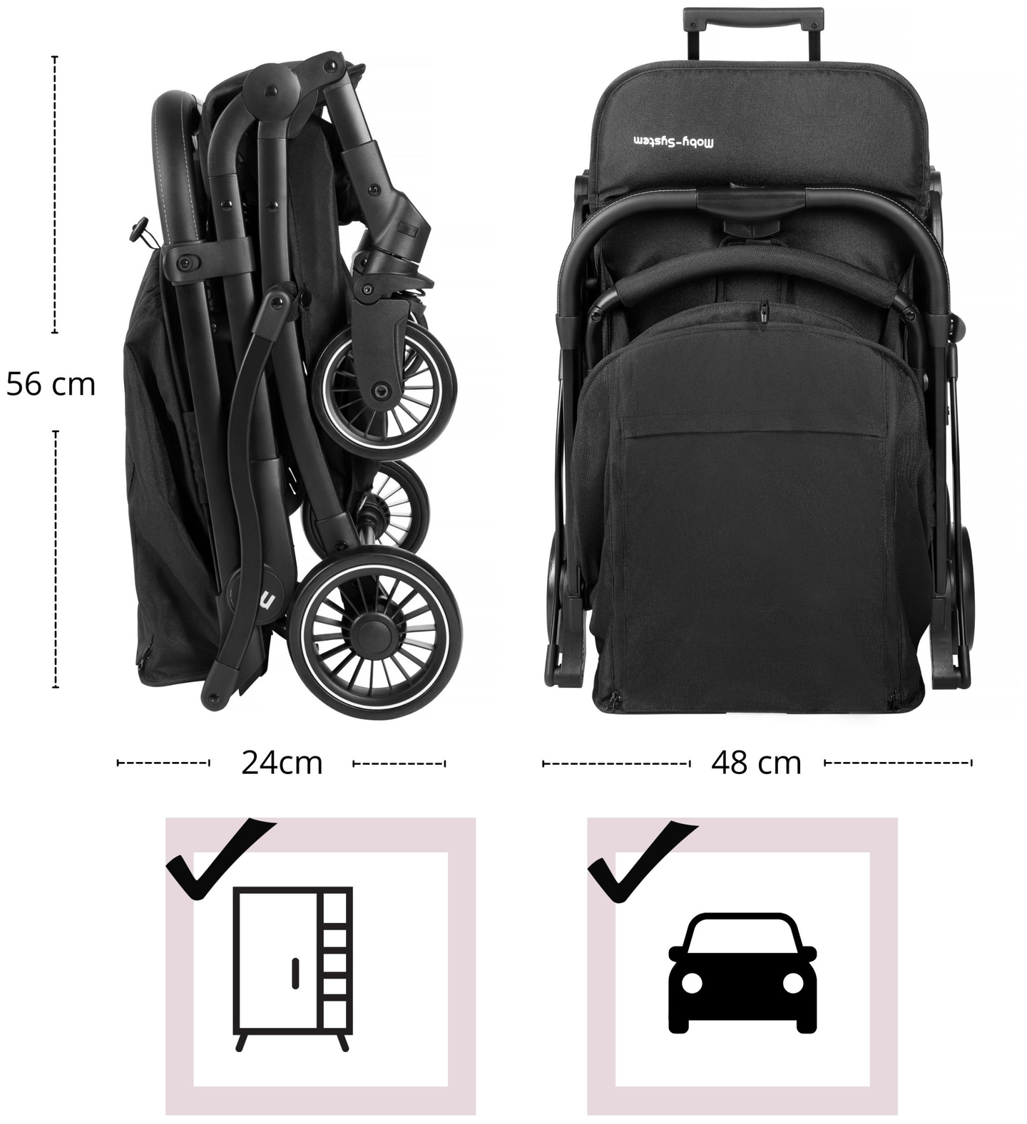 Moby-System barnevogn LENA