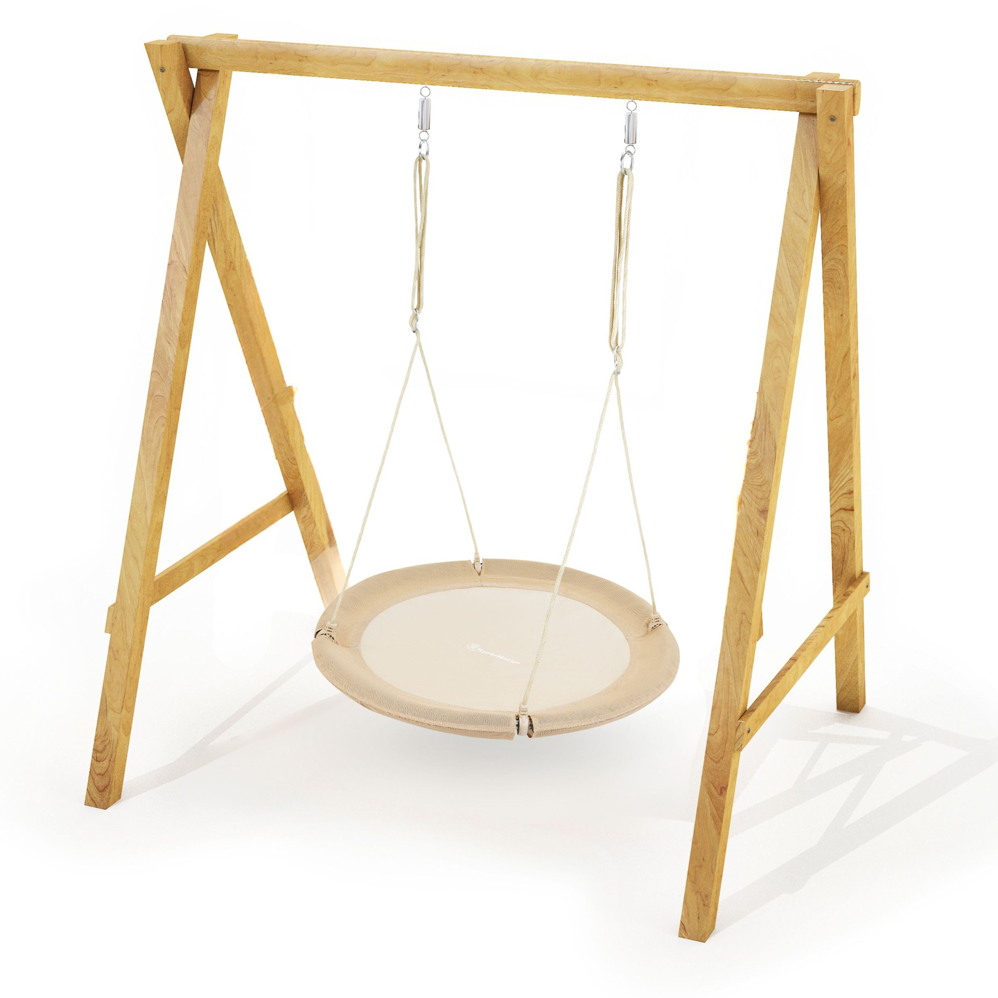 HyperMotion storkerede-gynge - 100 cm i diameter, boho-beige farve