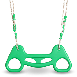 XXL havegynge i stål - 2 sæder, stige, gymnastiktrapez