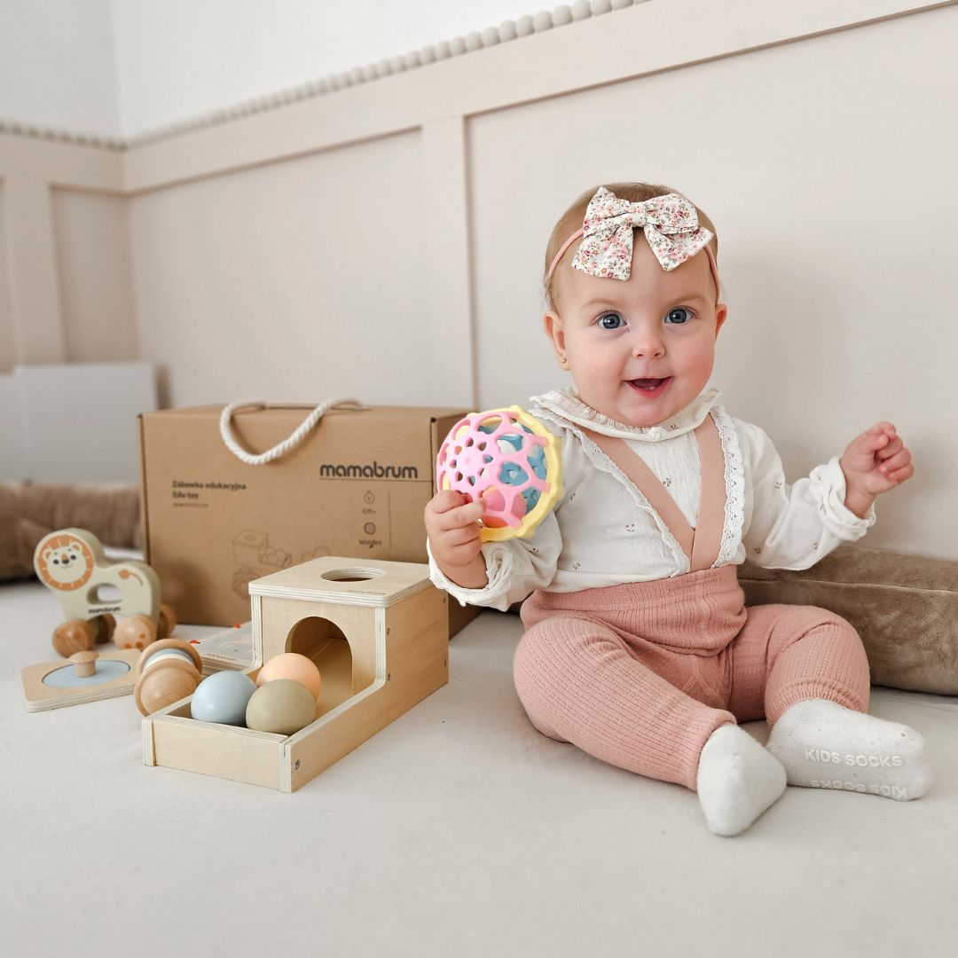 Montessori-legetøjssæt til baby 7-12 måneder