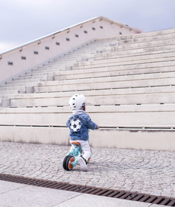 Trehjulet cykel, crosscykel, barnevogn til børn - 5 i 1 fra HyperMotion