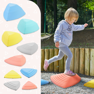 Farverige balancesten - 9 stk