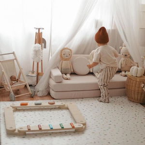 Balancebane i træ - sansesti - 14 elementer