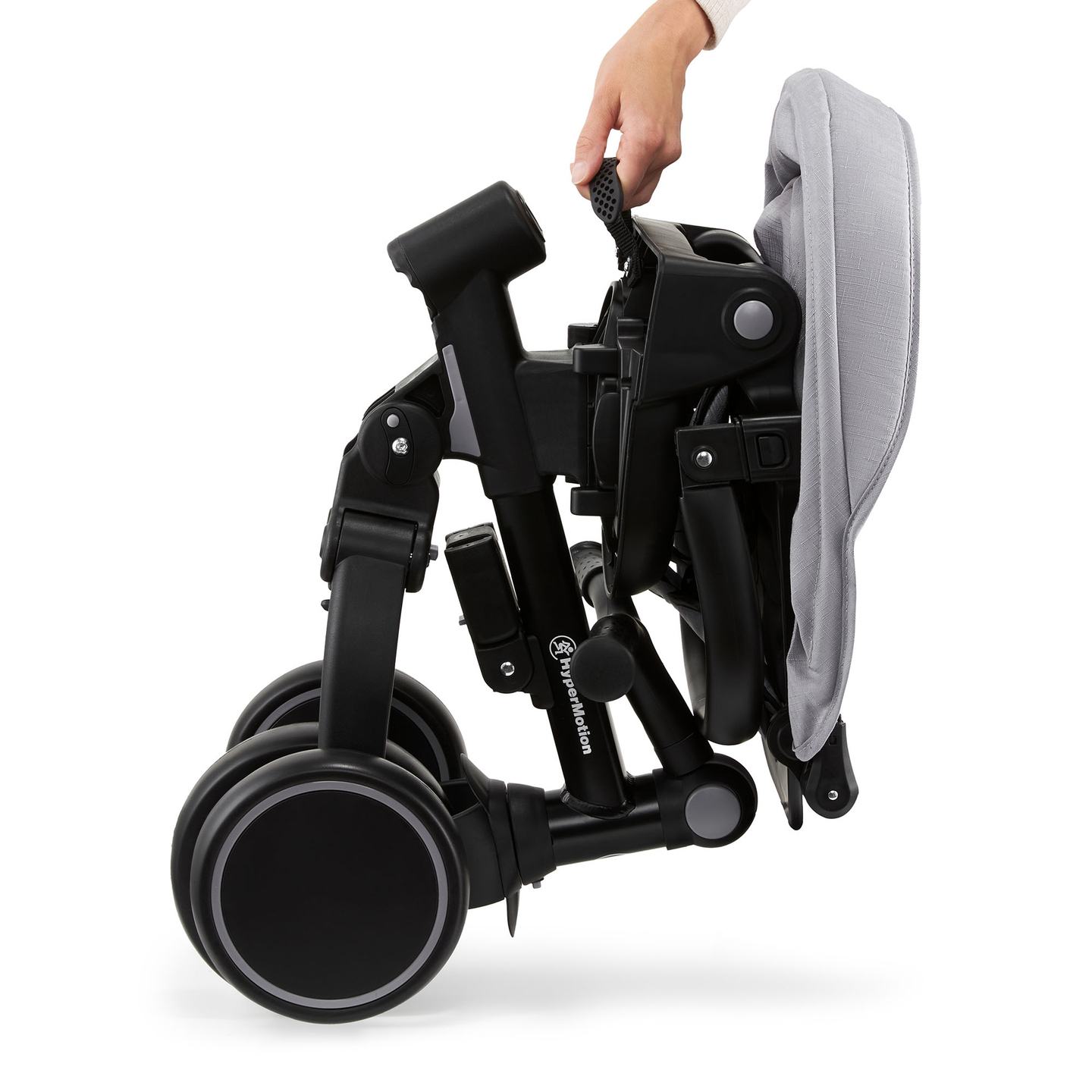 8-i-1 multifunktionel trehjulet cykel TOBI FOREST - grå