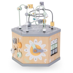 Interaktiv 7-i-1-træterning - motorisk loop