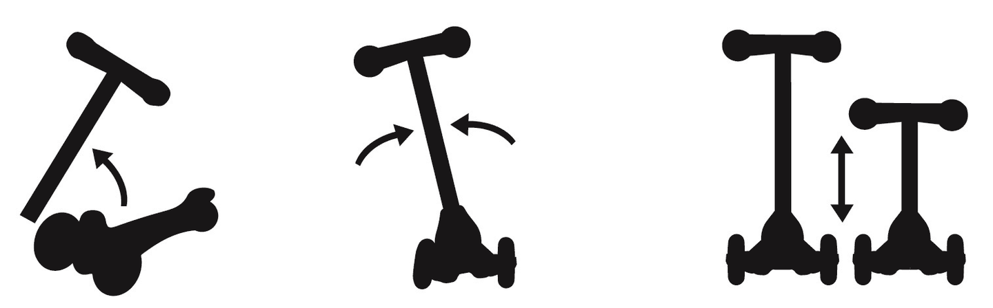 5in1 HyperMotion balance scooter - blå