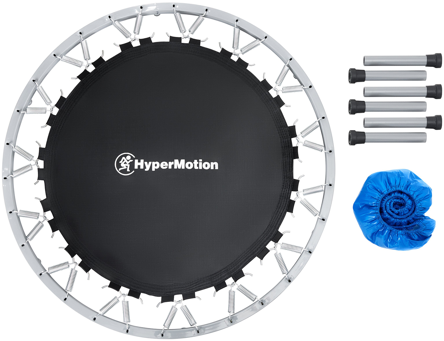 Mini trampolin til børn og voksne - op til 50kg - 91cm - til hjemmet og haven