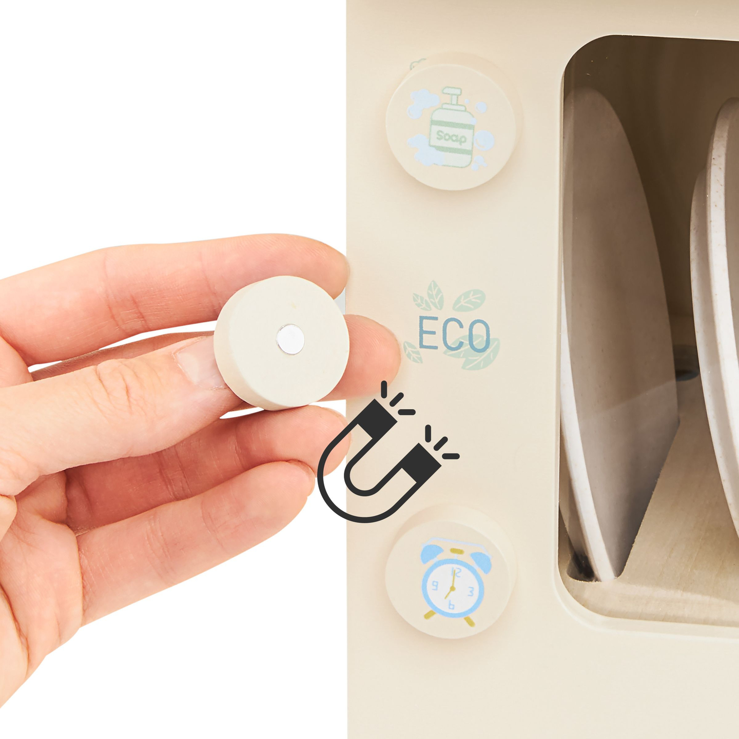 Træopvaskemaskine med tilbehør