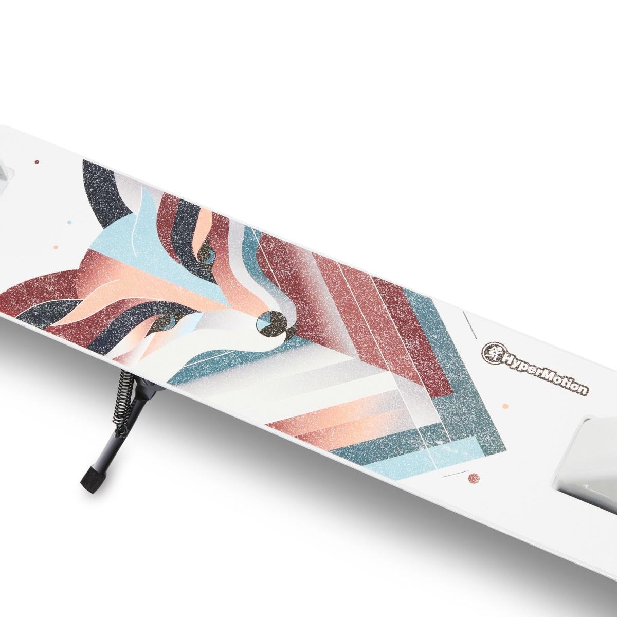 Tohjulet løbehjul til unge voksne - med støddæmper - Hypermotion CITY SWIFT Winter Fox - 100 kg