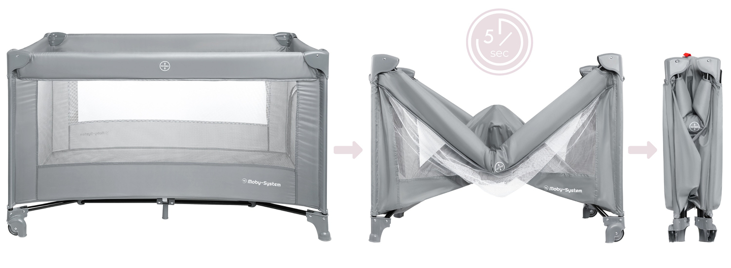 Happy Traveller BASIC rejseseng - grå