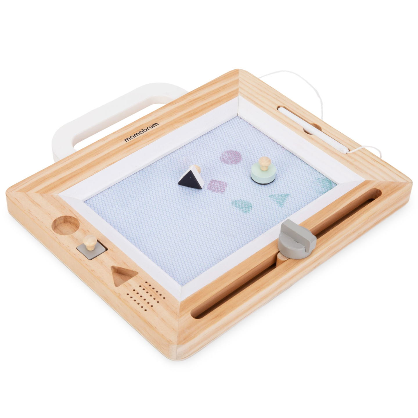 Fyldepen i træ med stempler - tegnebræt