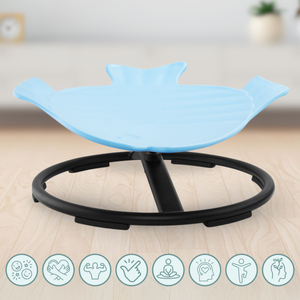 Mini-karrusel til børn Fisk - blå