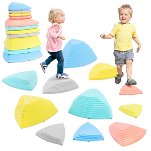 Farvede balanceringssten - 11 stk