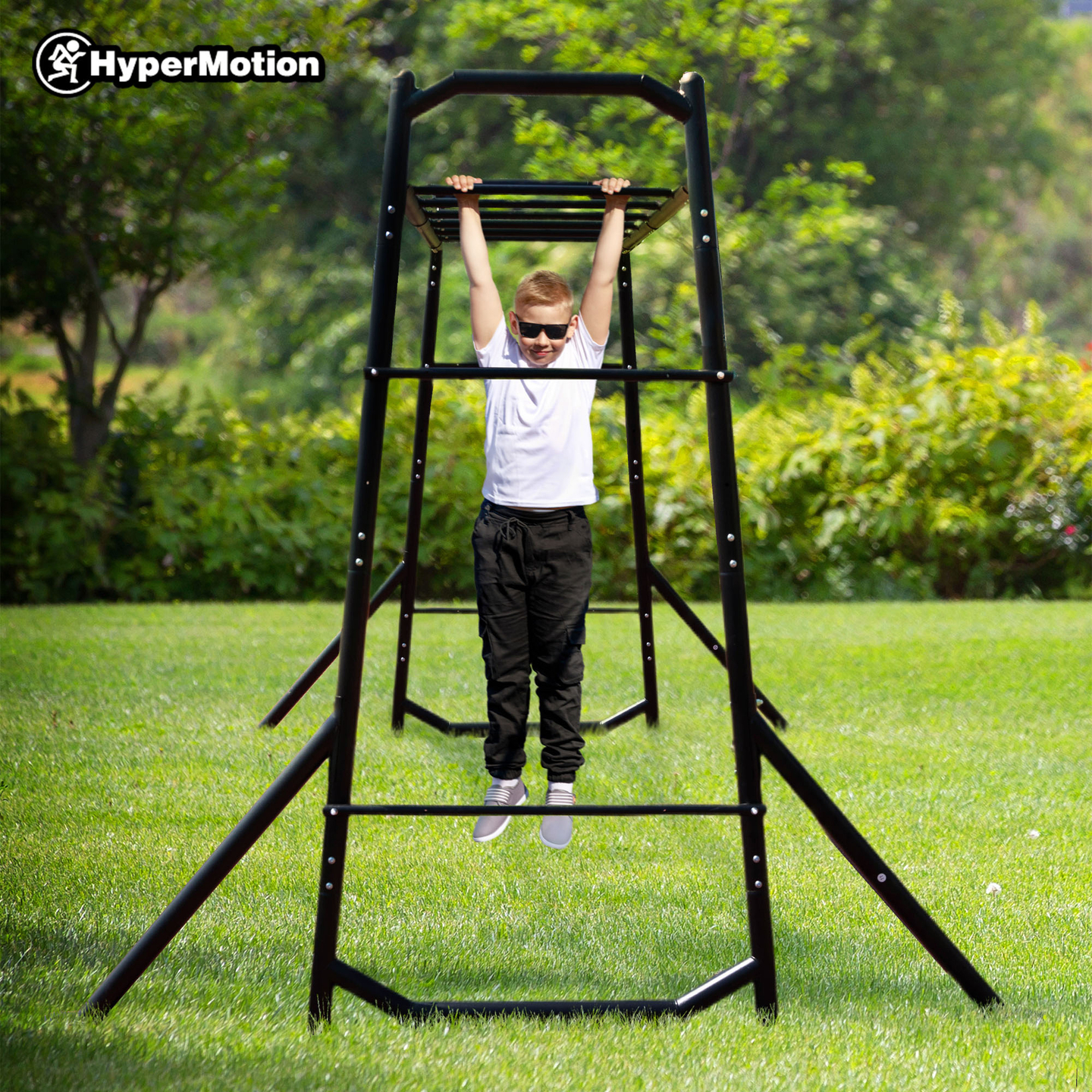 Gymnastikstige til haven, metal