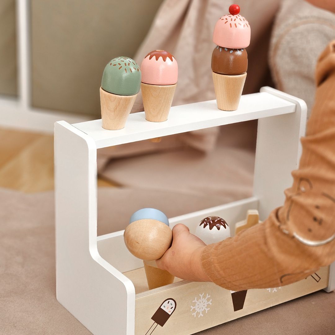 Isbutik i træ - isbar