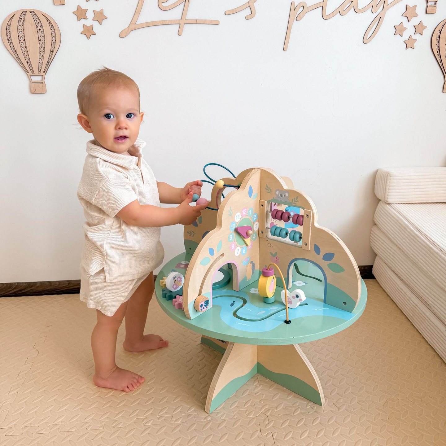 Pædagogisk bord - multifunktionelt træ