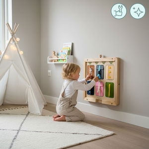 Trævægramme - til montering af Mamabrum pædagogiske tavler