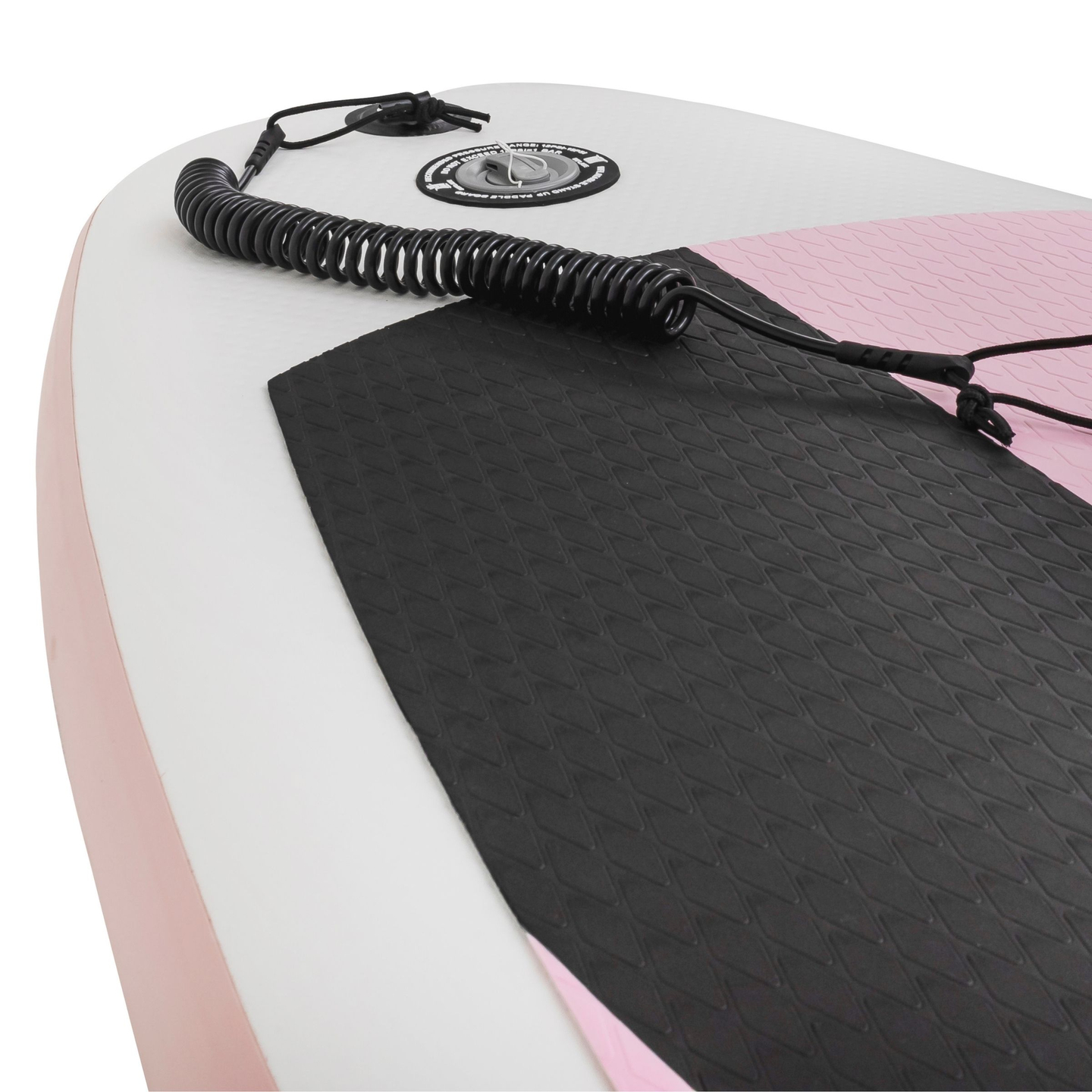 Oppustelig SUP Stand Up Paddle board 320cm med pagaj og sæde - HyperMotion WAVE BOOST PINK 320
