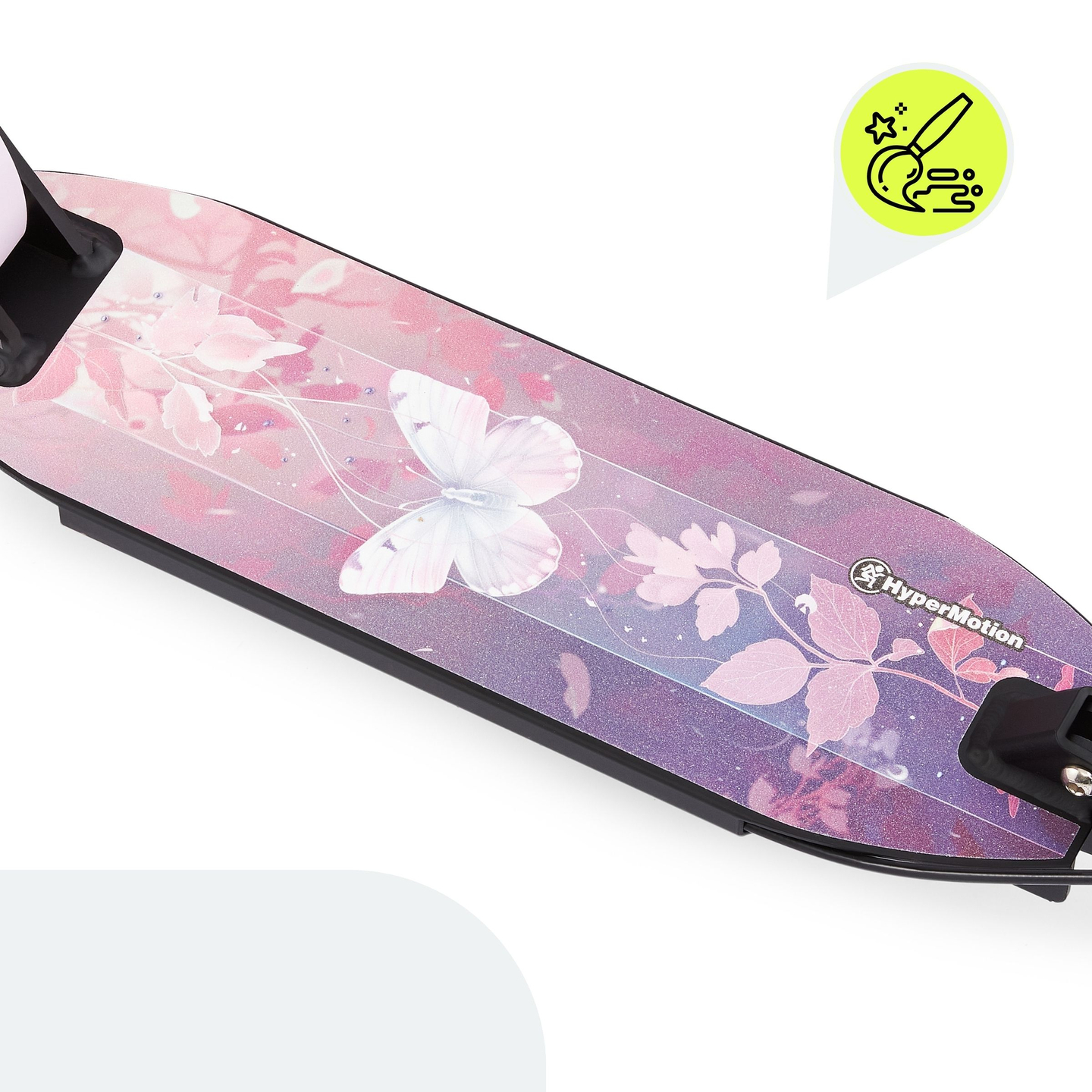 Tohjulet løbehjul til unge voksne - med støddæmper - HyperMotion Skyline - pink, aluminium - 100 kg