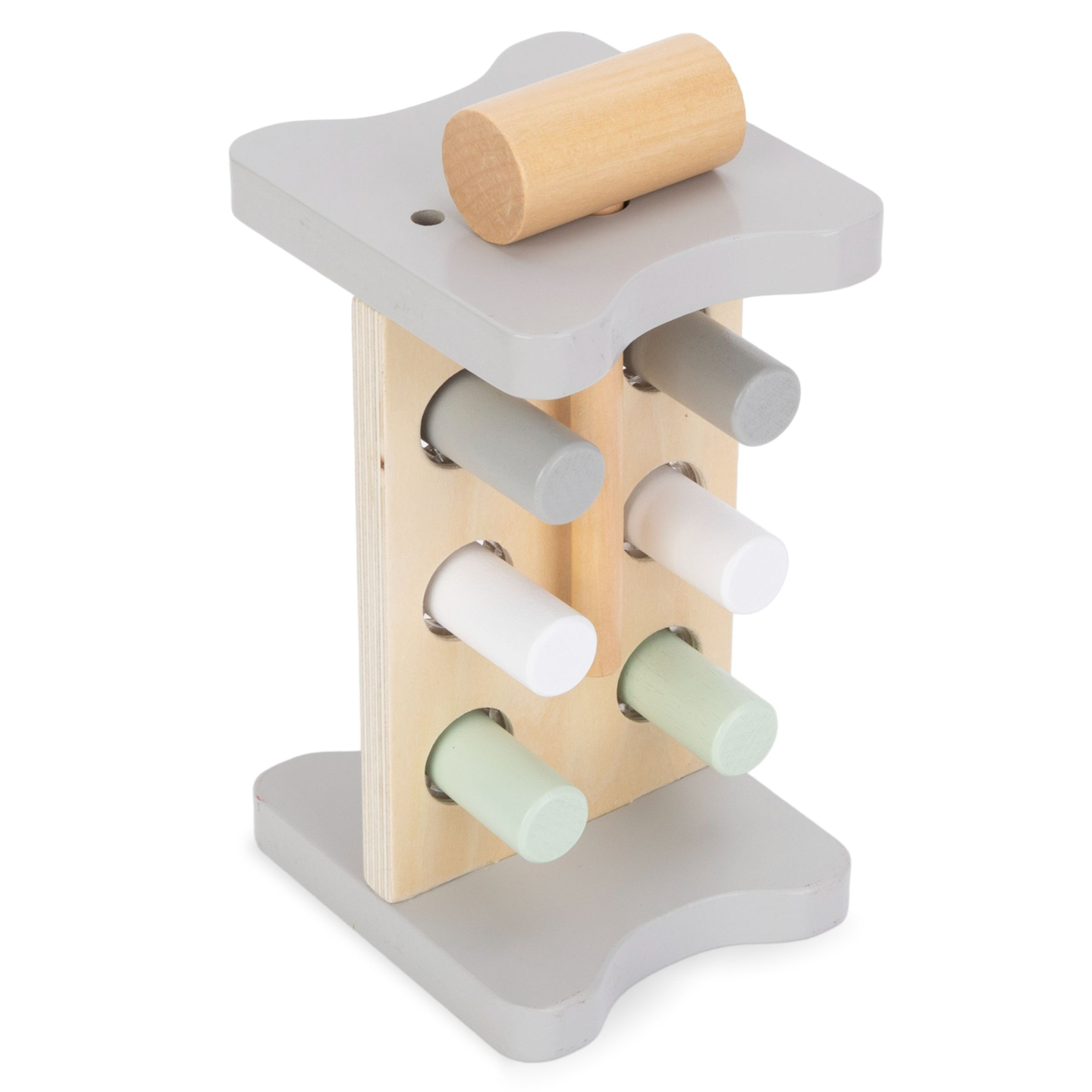 Montessoripædagogisk kasse til små børn - 6 stykker legetøj