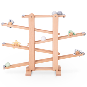 Stor blindgyde i træ - rutsjebane med snurrende elementer