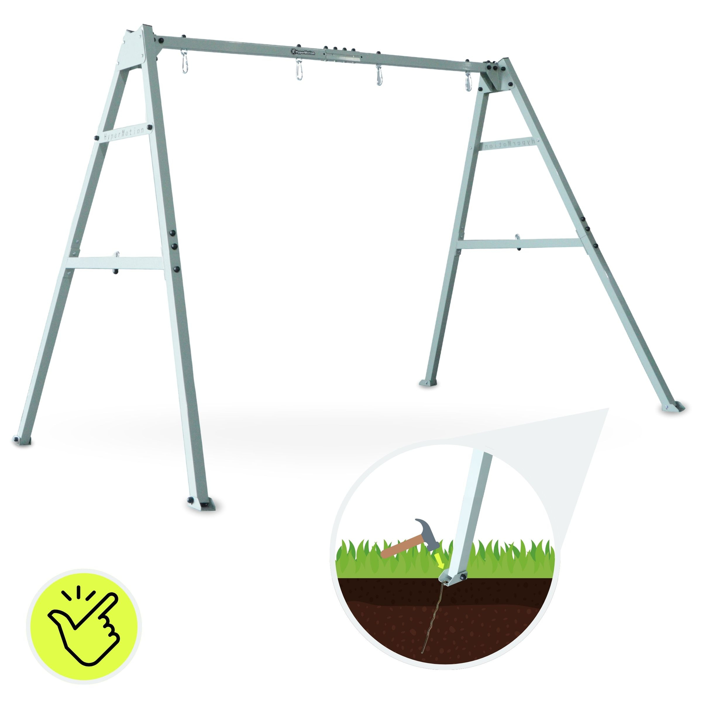 Stålramme til havegynge eller hængekøje