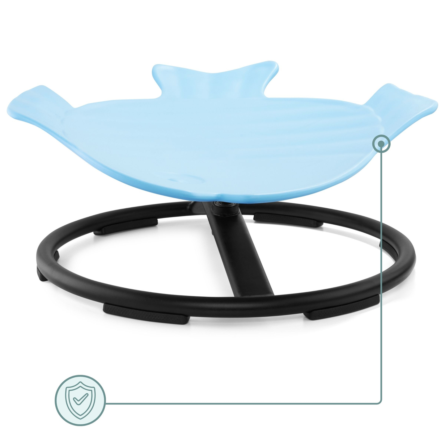 Mini-karrusel til børn Fisk - blå